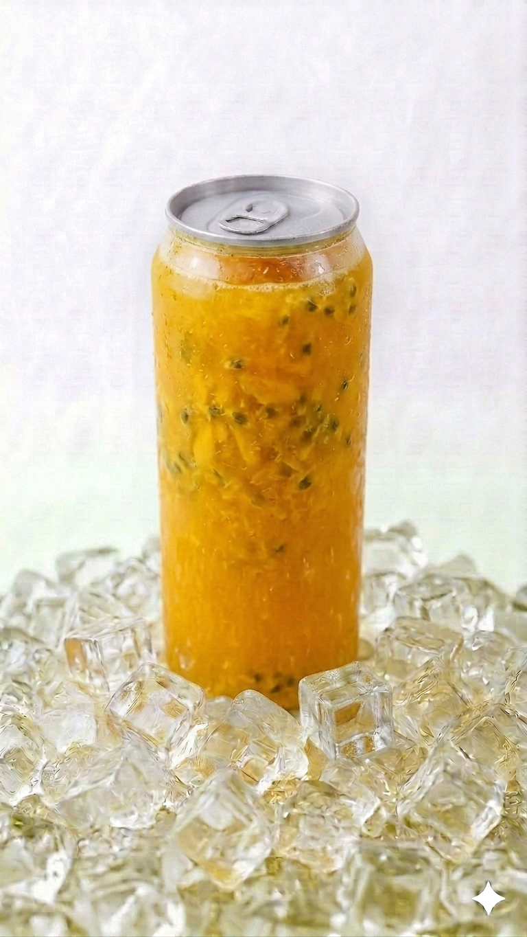 عصير(باشن فروت+ برتقال)